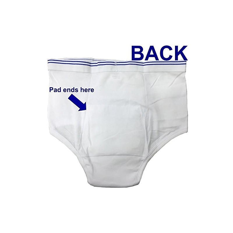 Petey's Washable Incontinence Underwear for Men (Super Protection) - Reusable