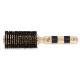 Dannyco Professional Oakwood Handle Circular Brush With 100% Pre-Softened Natural Boar Bristles Large, 1 Count