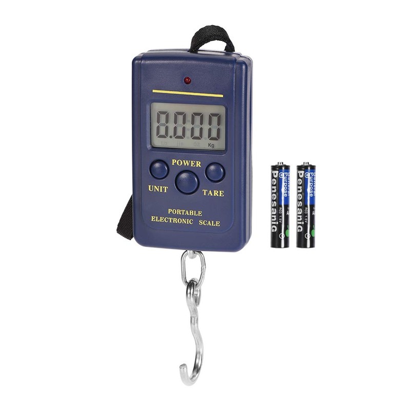sourcing map Electronic Digital Handle Spring Scale 40000g/10g ABS Portable