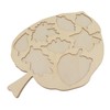 Wooden Leaf Shaped Puzzle Children Party Funny Jigsaw Puzzles Educational