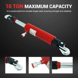 26 Inch 10 Ton Hydraulic Pull Back Ram, Professtional Heavy Duty Frame Puller for Body Shop Frame Tool, Auto Body Repair, Frame Straightening, and Collision Repair