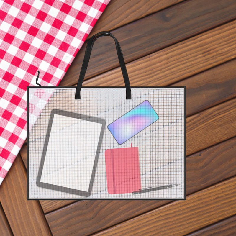 Art Folder, A2 Art Portfolio Case with Handle, 25X19 Inches