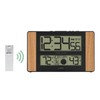 La Crosse Technology Atomic Digital Clock with Outdoor Temperature, Wood