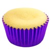 Mombake Standard Purple Foil Cupcake Cases Liners Muffin Baking Cups