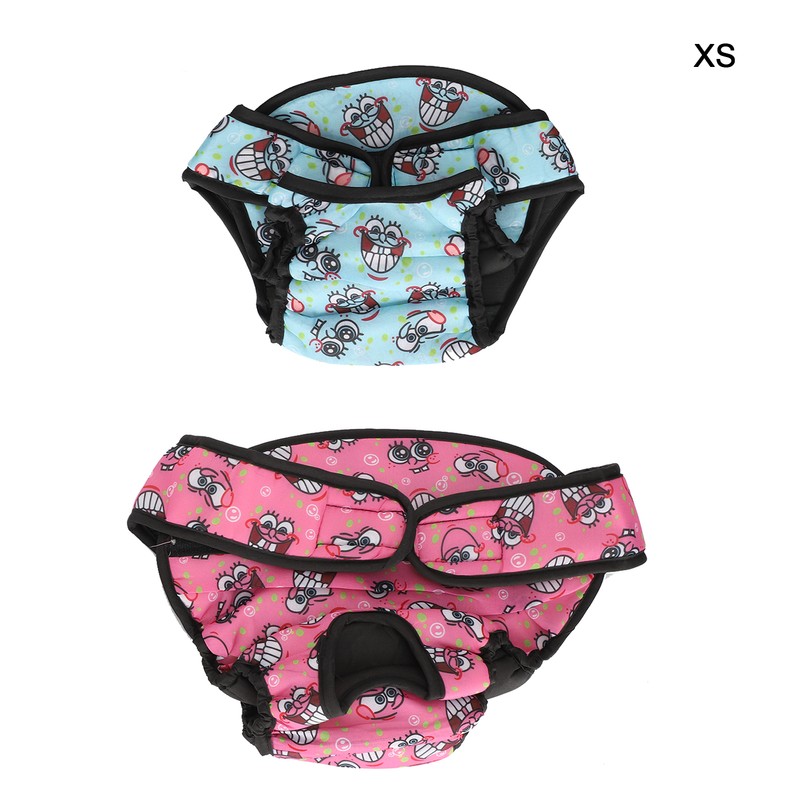 2pcs Soft Breathable Dog Physiological Pants Adjustable Dog Pet Underwear