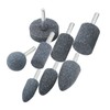 Inovsolid 8 Pcs Assorted Drill Grinding Stones 1/4 Inch Shank