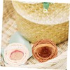 OSALADI 8pcs Tiny Rattan Hand Baskets Mini Picnic Baskets for