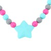 Silicone Baby Teething Necklace Soft Flexible Safe Infant Toddler Teether