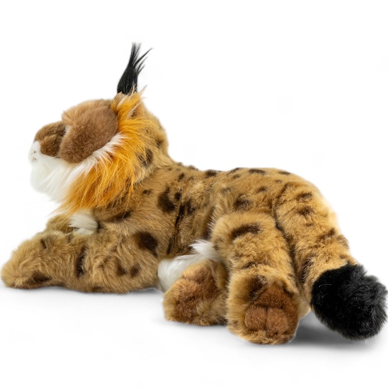Carl Dick Lynx lying approx. 28 cm plush toy, stuffed