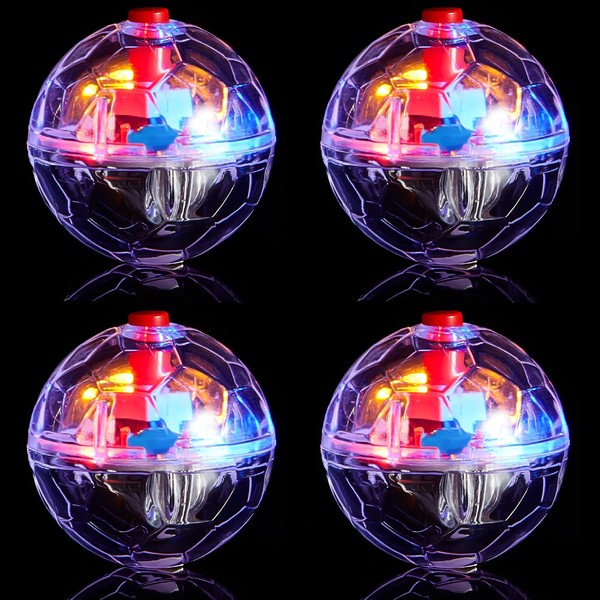 Frienda Frienda 4 Pieces Ghost Hunting Cat Ball Motion Light