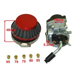 TC-Motor 2 Stroke Racing Carburetor Filter Carb Jets For 49cc 50cc 60cc 66cc 80cc Gas Motorized Bicycle Push Bike
