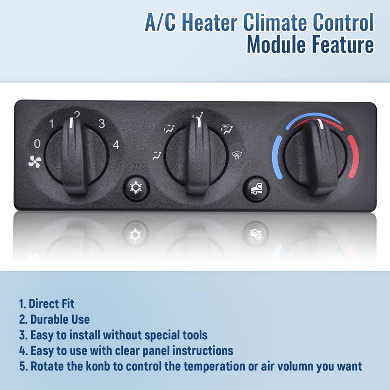 Hodflop Q21-6119 HVAC A/C Heater Climate Control Module Compatible with