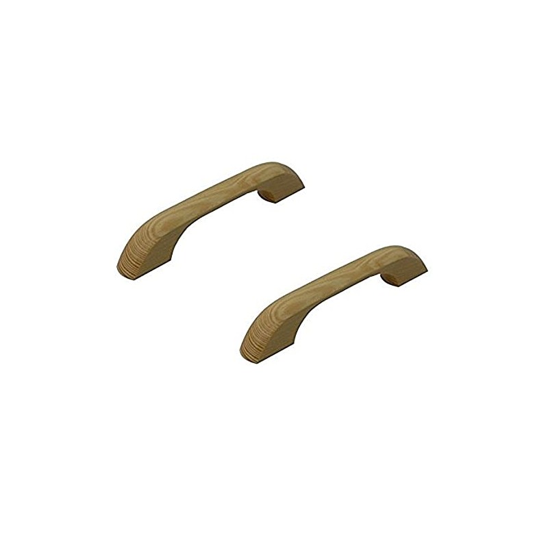 Merriway BH03366 (2 Pcs) Wood Pine 'D' Cupboard Cabinet Drawer