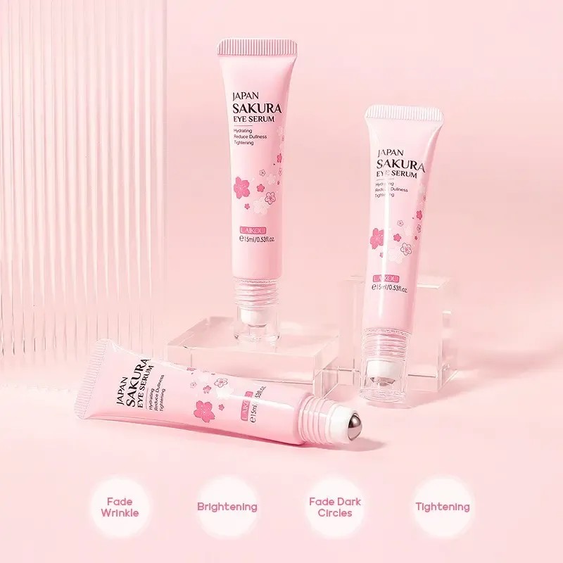 Suero Contorno De Ojos Laikou Sakura Hidratante Antiedad 15ml