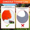 CHKEQIJI Professional 155-Inch x 98-Foot Weed Eater String Trimmer Line