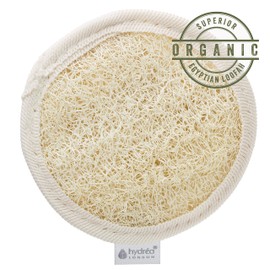 Cleansing & Exfoliating Loofah Facial Pad - Double Sided with Organic Egyptian Cotton