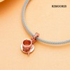 Rimgoris 925 Sterling Silver Charm for women bracelets necklace Rose