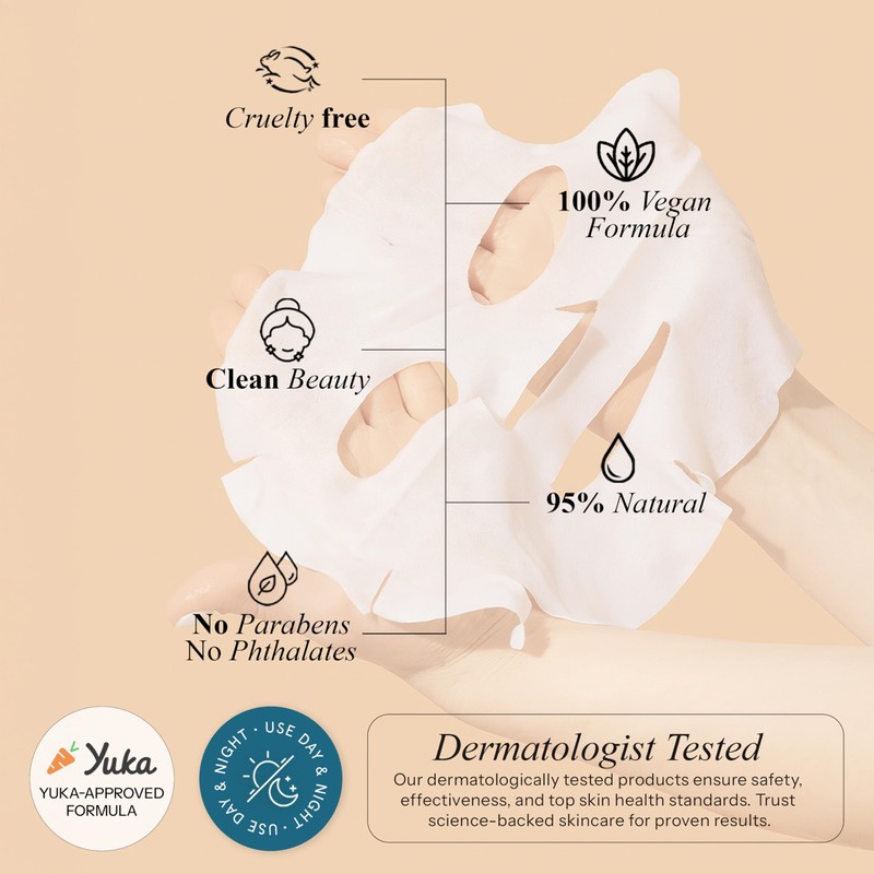 Radiant Aura Face Sheet Mask with Vitamin C & E