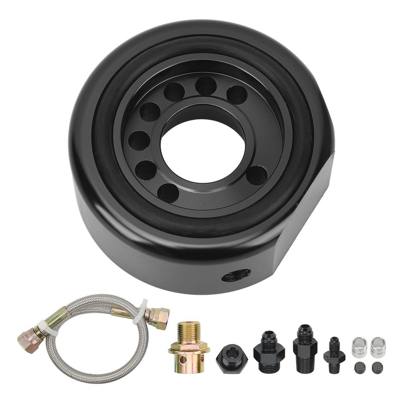 11Pcs VTEC Head Conversion Kit Oil Filter Sandwich Plate Adapter