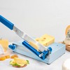 Orgthin Multipurpose Cheese Slicer Cutter with Board, Adjustable Thickness Dial
