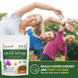 HFU Liver Cleansing and Support Herbal Tea With Milk Thistle, Turmeric & Fennel