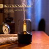 Candlelight Style Aroma Diffuser 120mL Mist Humidifier Warm White Night