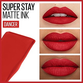 Maybelline Labial Liquido Matte Larga Duracion Superstay City Edition, 118 Dancer  Labial Liquido Matte, Larga Duracion, Superstay Matte Ink 20...    