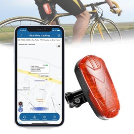 TKMARS Bicycle GPS Tracking GPS Tracker Bicycle Without ABO Tracker Bicycle with SOS, Real Time Location, Multiple Alarms, Waterproof, 1800 mAh