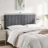 Upholstered King Headboard - Easy Assemble Channel Stitched Headboard King