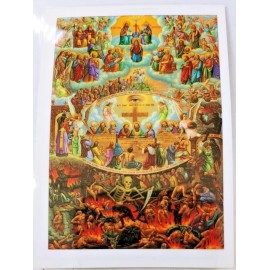 Judgment Day laminated icon Prayer Card