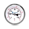 Lantelme Heating Thermometer 1/2 Inch 120 Degrees Celsius Water Thermometer Cold Water Hot Water Thermometer Blue Analogue 4672