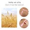 4 Sets Wheat Straw Cutlery,Portable Travel Spoon Fork Knife,Reusable Eco-Friendly