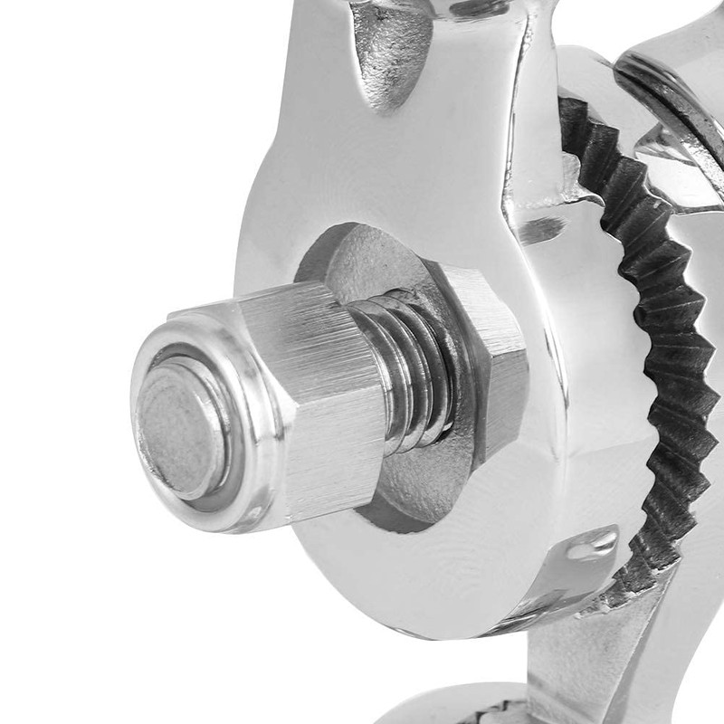 Aramox Antenna Base Talkie Mount, Marine FM Stainless Steel Talkie