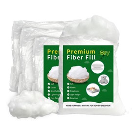 Daylendar Premium Fiber Fill 1000g/2.2lb, Ultra-Soft Recyclable Polyester Stuffing for Stuffed Animals, Pillows, DIY Crafts, High-Resilience Fluffy Filling for Crochet, Home Decor, Fake Snow, Sewing