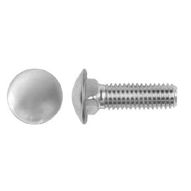 MAIN ST COLLECTIVE 10Pcs Stainless Steel Capped Bumper Bolts – 7/16-14 x 11/2" Round Head | 29/32" Diameter | Rust-Resistant Car Bumpers Hardware Kit | Chrome Auto Bolt & Fasteners