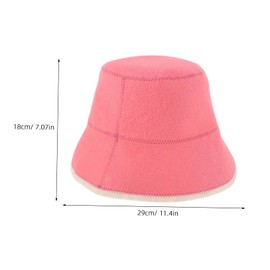 SAFIGLE Woolen Russian Sauna Hat for Men and Women Thick Absorbent Felt Cap for Spa Steaming Bath and Sauna Use Quick Moisture Absorption for Winter Relaxation
