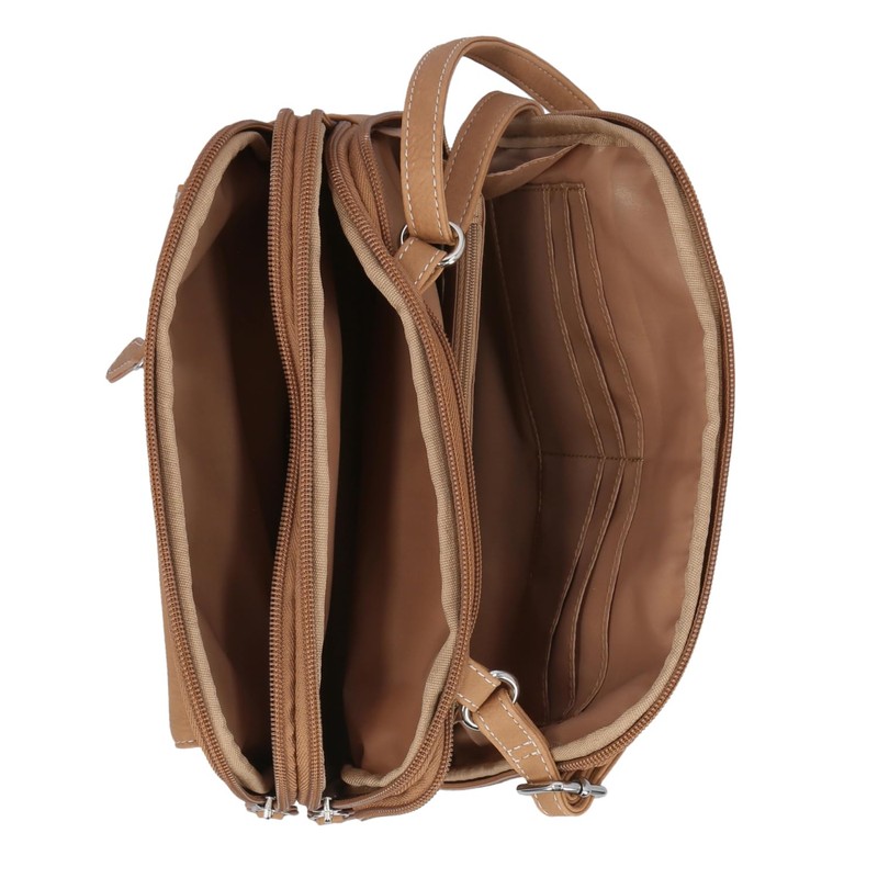 MultiSac Zippy Triple Compartment Crossbody Bag, Vienna Floral