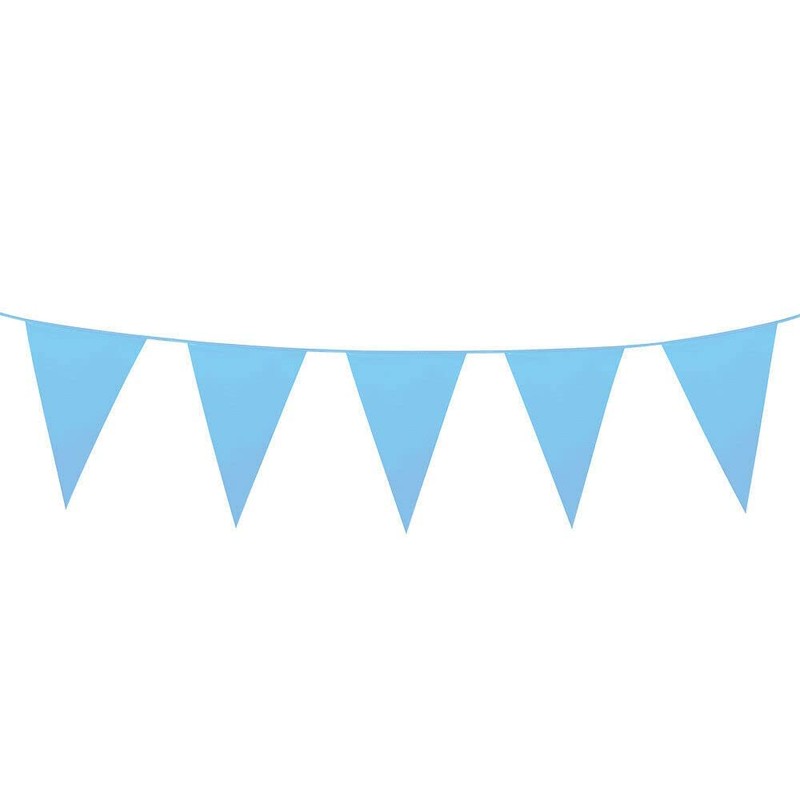 Happium 10m / 32 ft Solid Colour Bunting Flags Banner