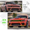 KAKABAS Front Upper Grille Compatible With 2015-2023 Dodge Charger SRT/Scat