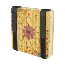 Microwave Flower Press Kit for Pressed Floral Art – 6.5”x6.5” Identical Design with Venting Holes, 5-Layer Capacity, DIY Pressed Flower Frame & Dried Flowers Crafts (Identical Floral Center)