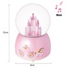 Light Up Musical Snow Globe Rotating Crystal Ball Music Box