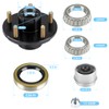 Trailer Wheel Idler Hub Kit, 5-Hole, 5" Bolt Circle Idler