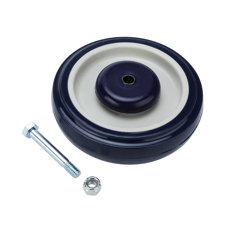 NORJIN 4-Pack 5" Shopping Cart Replacement Wheels Kit, 5 Inch