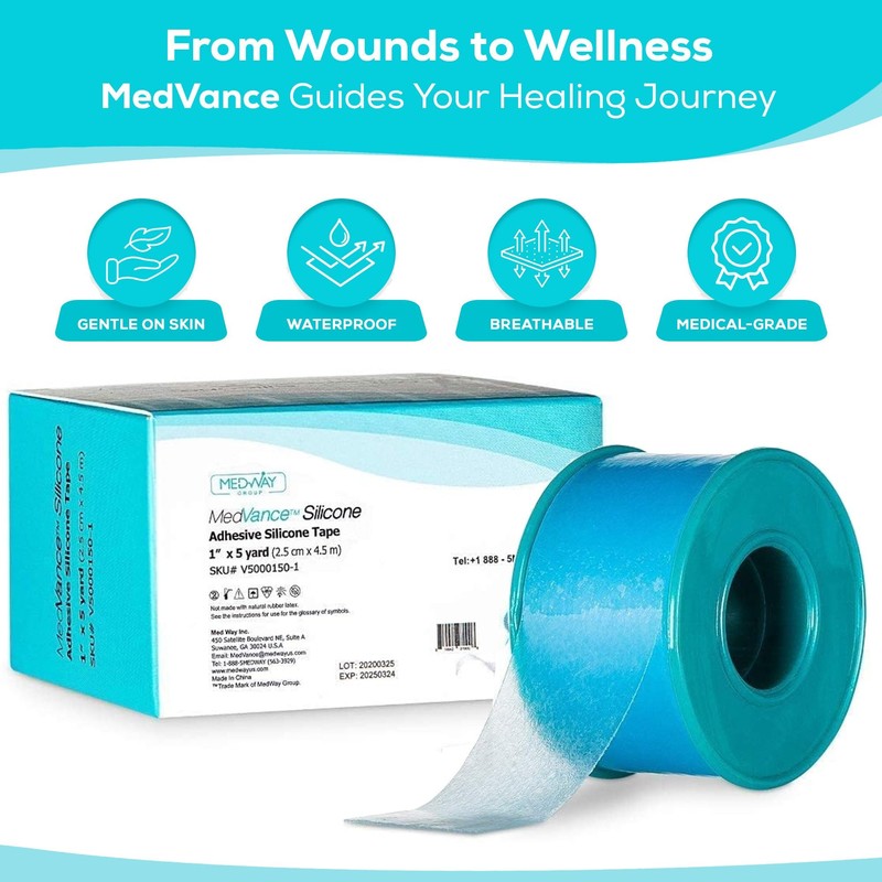 MedVance Soft Silicone Tape with Perforation for Easy Cut Size
