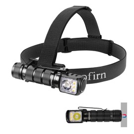 sofirn Rechargeable Headlamp with Red Light Mode 2-Way Clip HS42-2100 Lumen Head Lamp Super Bright LED -Type-c Charging Port- IP66 Waterproof - Hiking&Outdoor Camping&Car Repair