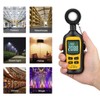 Light Meter Digital Illuminance Meter Handheld Ambient Temperature Measurer, Range