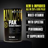 Animal Pak - Convenient Multivitamin for Men & Women Daily