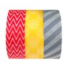 Wrapables Busy Patterns Japanese Washi Masking Tape (Set of 3),