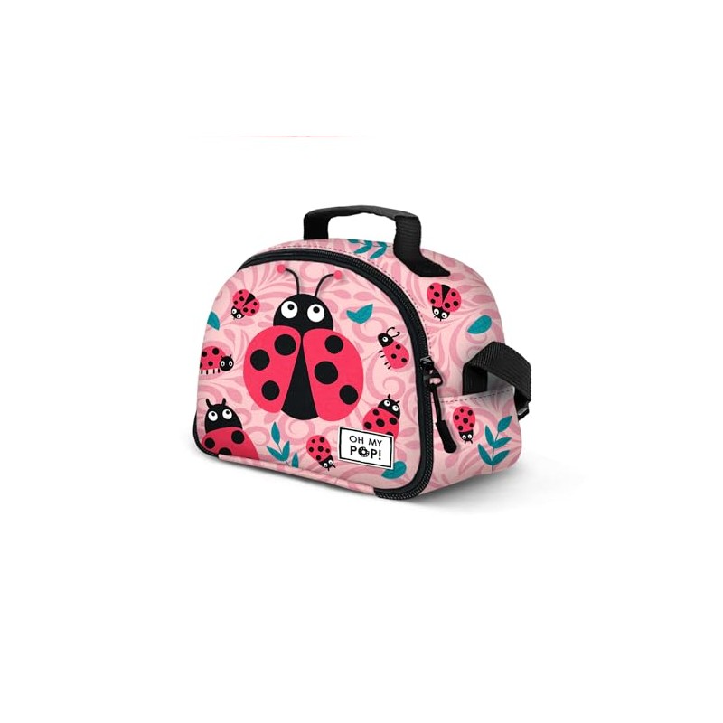 Oh My Pop! Ladybug Thermal Lunch Bag Pink, pink, Lunch