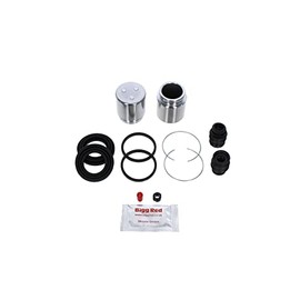 Bigg Red - Front Left or Right Brake Caliper Repair Seal kit & Pistons - Compatible with B Series & Xedos 9